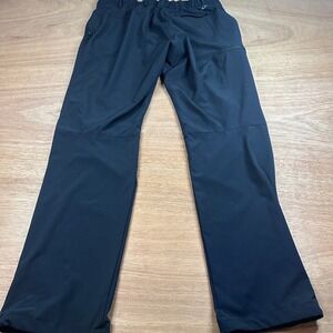 Columbia Men's Hiking Trail Pants 36(34) Black Lightweight Stretch Zip Pocket